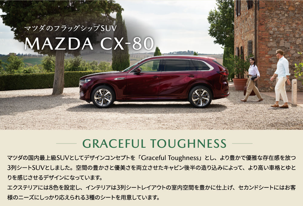 マツダのフラッグシップSUV MAZDA CX-80